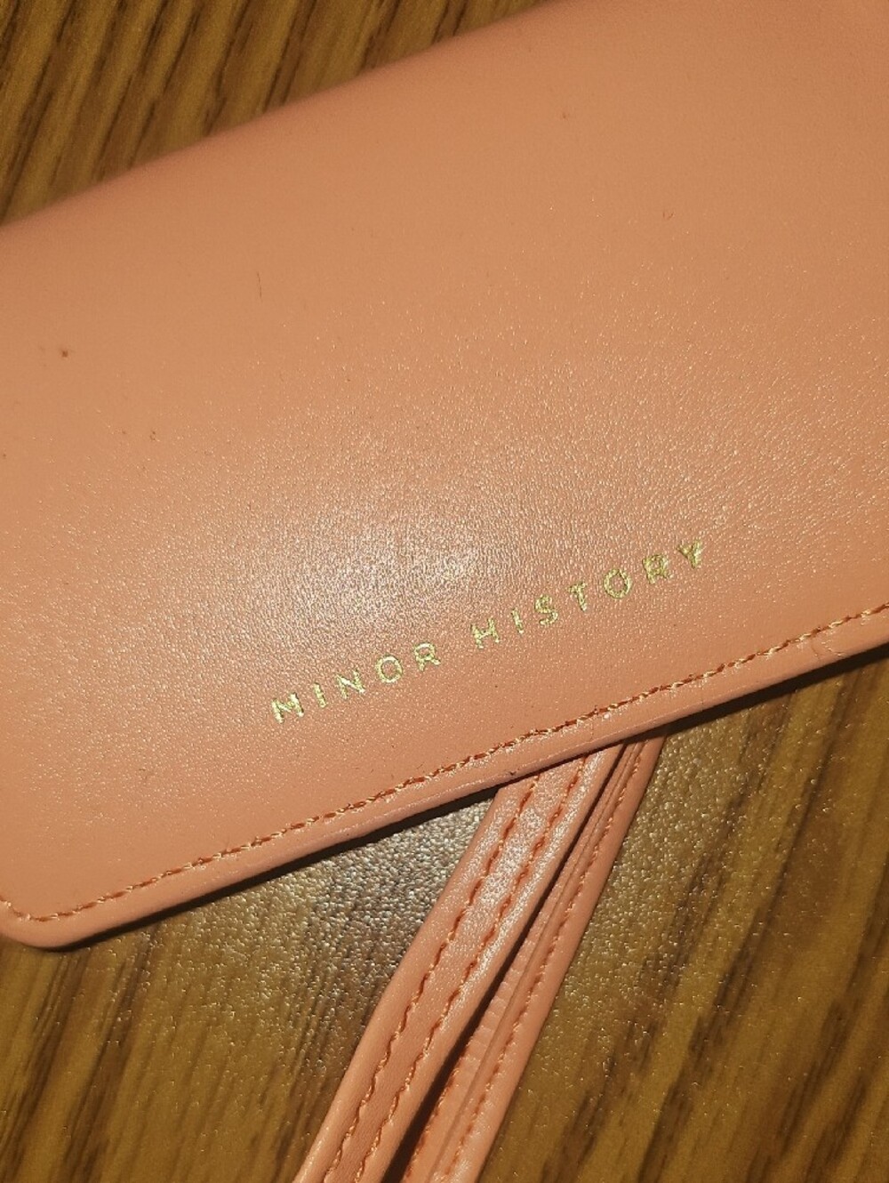 Minor History Peach and Gold Envelope Coin Purse - Picture 3 of 5